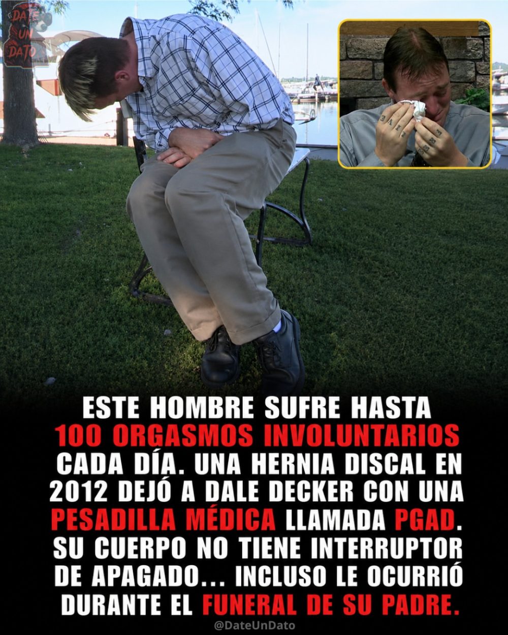 Imagina estar en el funeral de tu padre y...