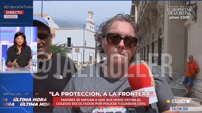 Vecina ceutí a Gema Peñalosa, que afirma que está vinculando la inmigración a la delincuencia "Desde Madrid, sentadita y pintadita es muy fácil, vente aquí y saca a tus hijos a la calle si tienes c*jones, que yo pago los mismos impuestos que tú"