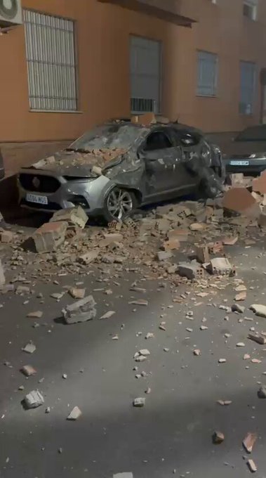 Daños del terremoto de magnitud 5,2 en Granada (Armilla).
