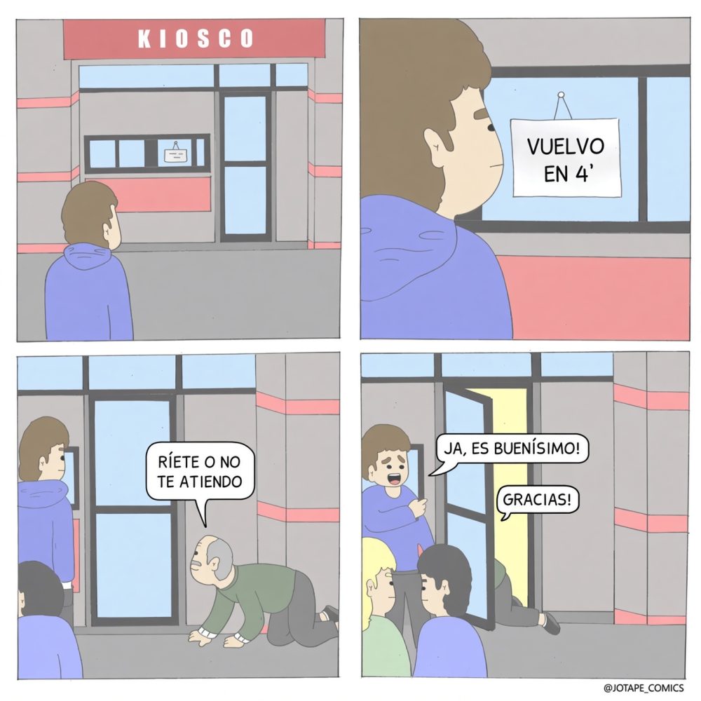 Vuelvo en 4'
