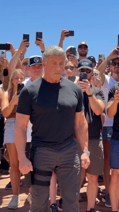 Es increíble cómo se conserva Sylvester Stallone.