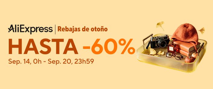 Rebajas de Otoño en AliExpress | Selección de ofertas