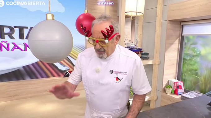 Karlos Arguiñano está desatado.