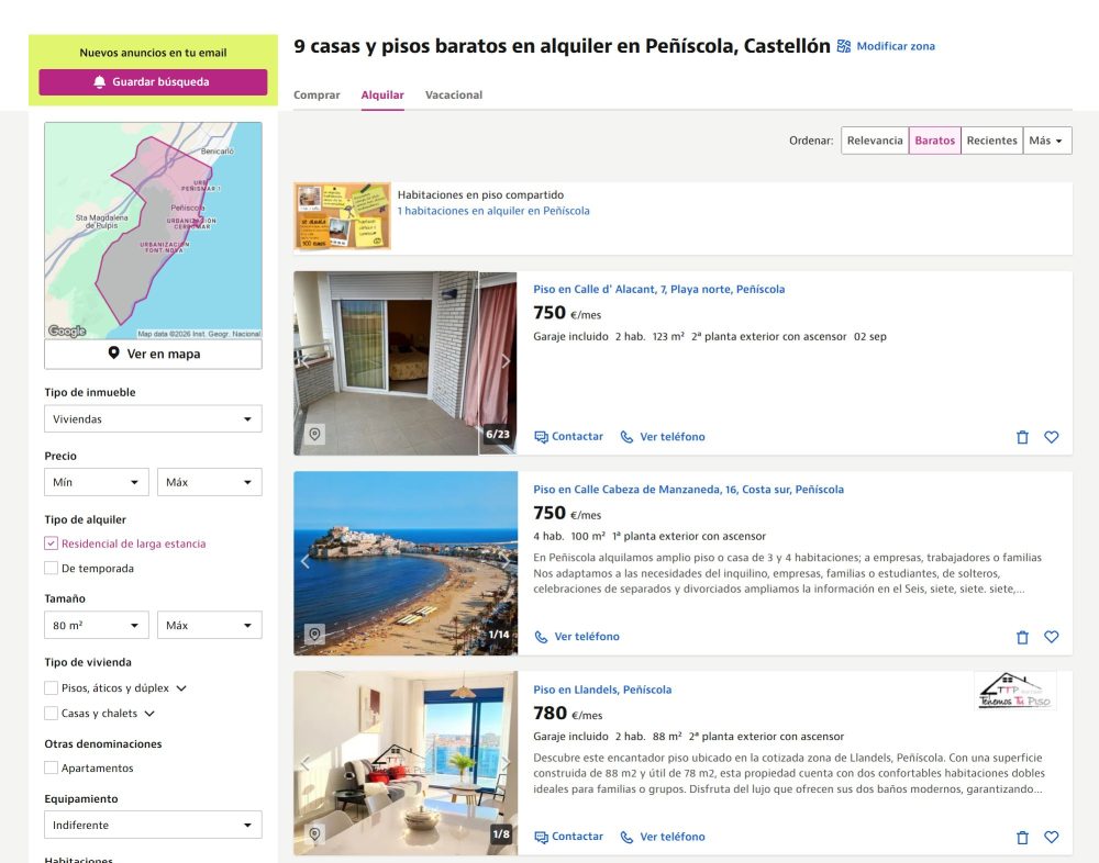 Los pisos del nuevo portal público de vivienda "asequible" son más caros que los del mercado libre (y encima están sin amueblar).