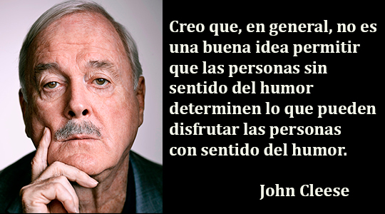 John Cleese es uno de los últimos bastiones del humor inteligente y sin límites.