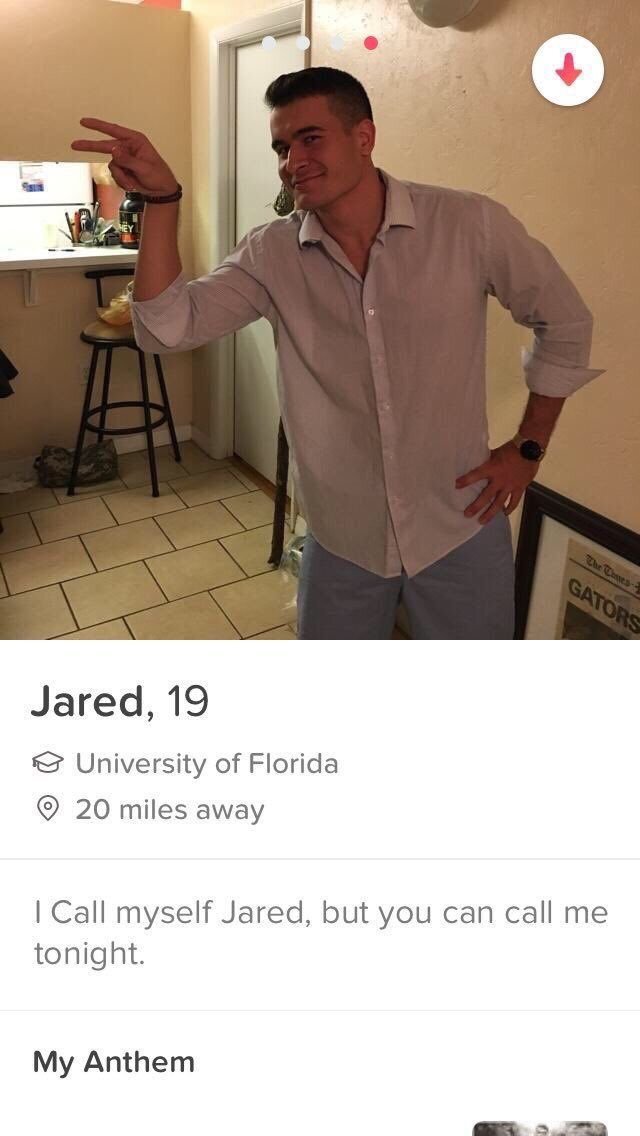 "Me llaman Jared, pero tú puedes llamarme esta noche".