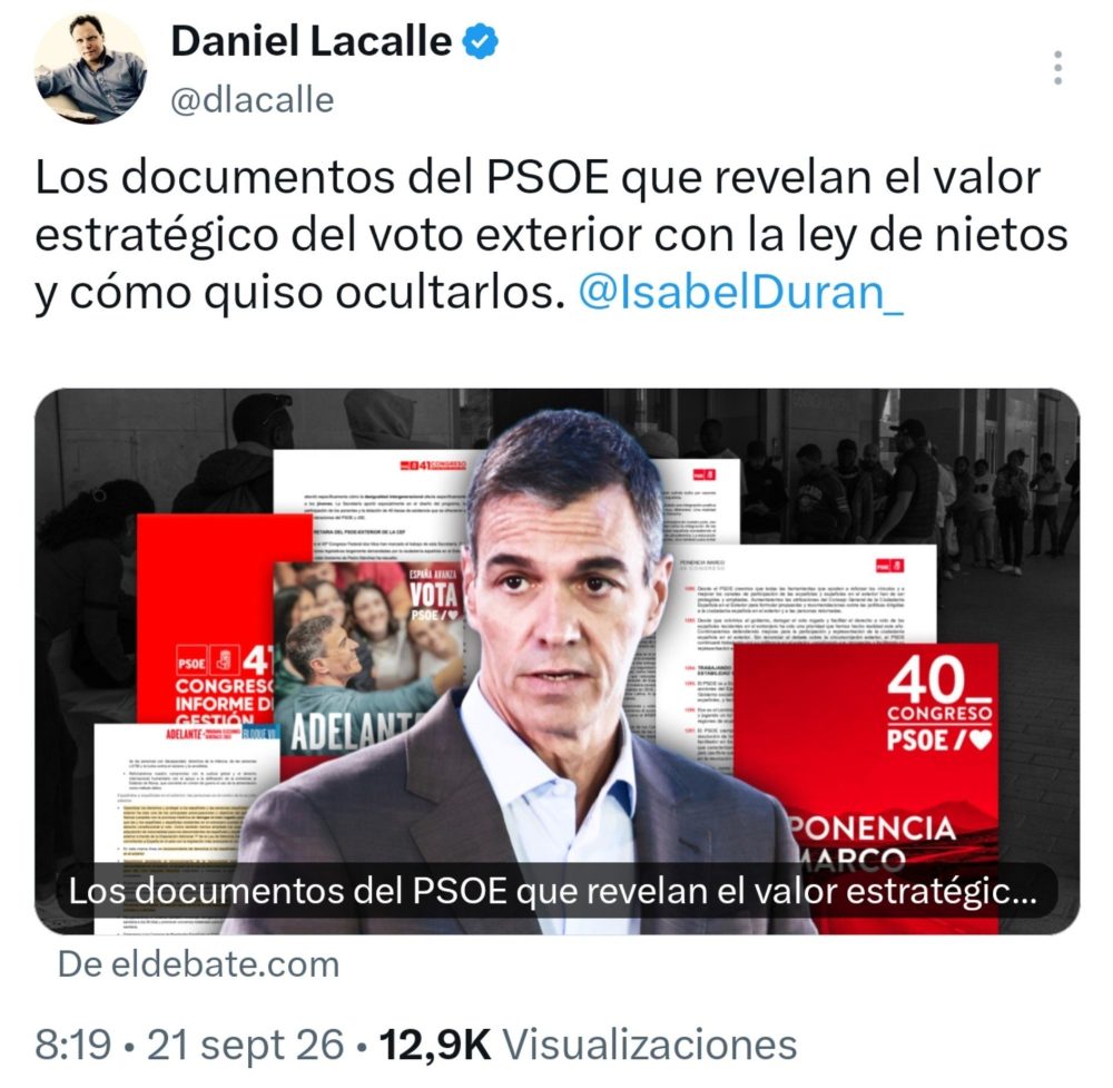 Un día más en la oficina para el PSOE.