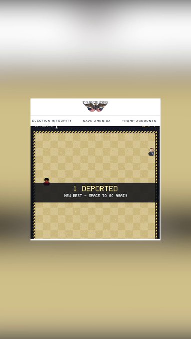 La Casa Blanca lanza un videojuego cuyo objetivo es deportar inmigrantes