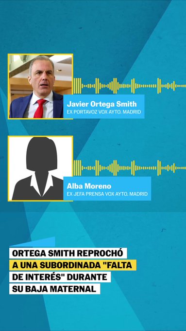 Ortega Smith quiere que la gente tenga hijos, pero la baja maternal... ya tal.