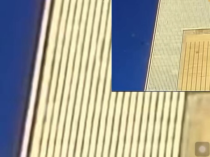 Atentos a cómo se balanceó una de las torres gemelas cuando el avión impactó contra ella.