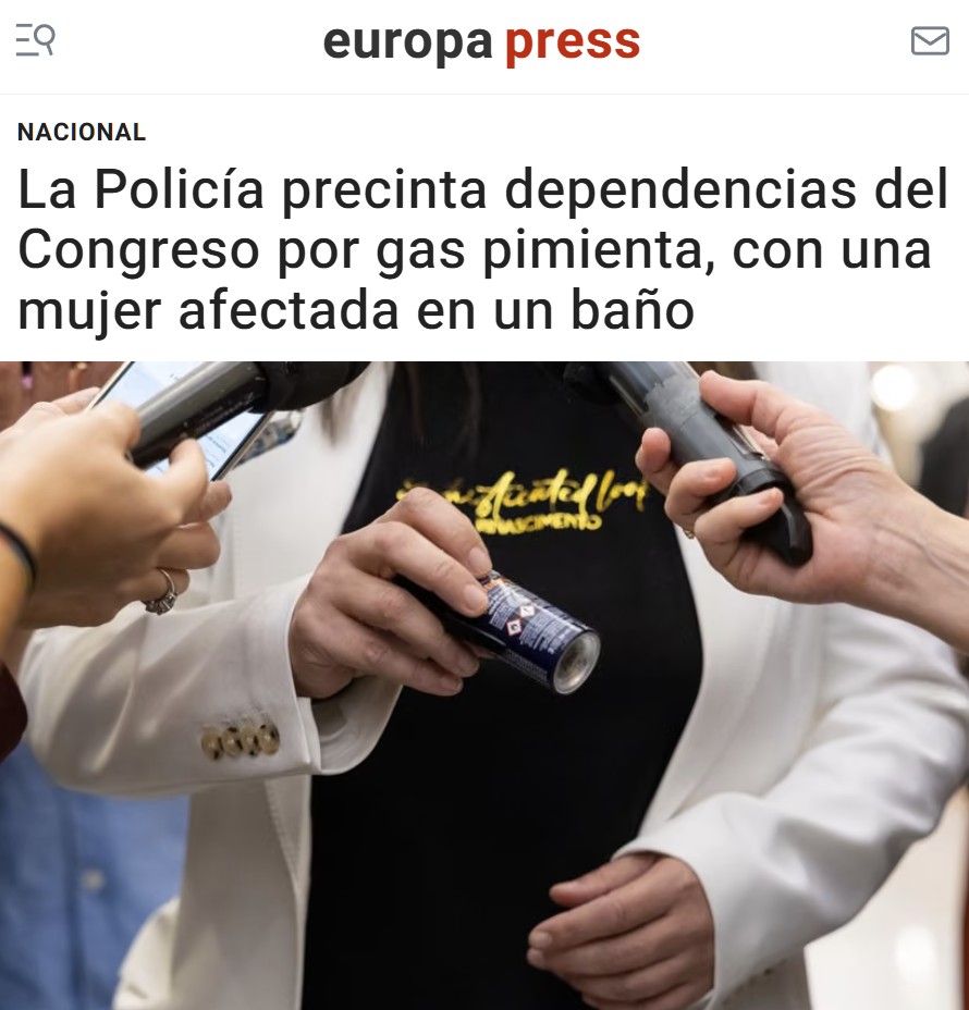 Armengol expulsa a la diputada del PP Ana Vázquez y la acusa de "enseñar un arma" en la sesión de control al Gobierno