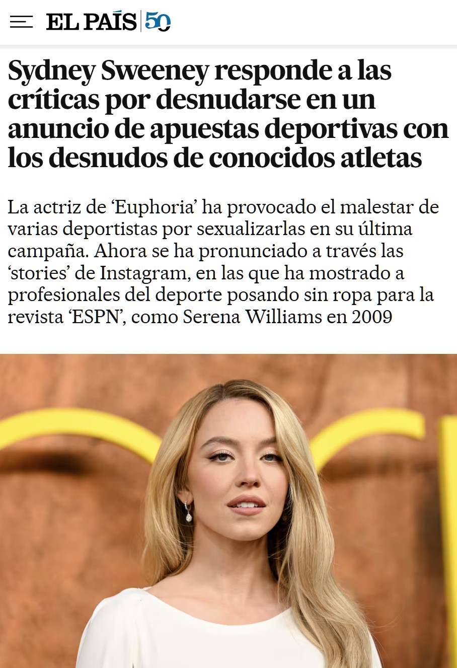 ¿Les dan miedo las tеtas de Sydney Sweeney?