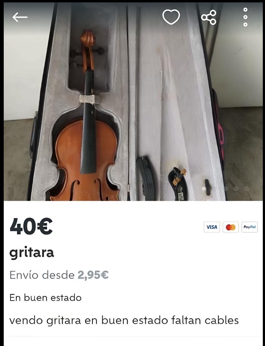 Se vende gritara.