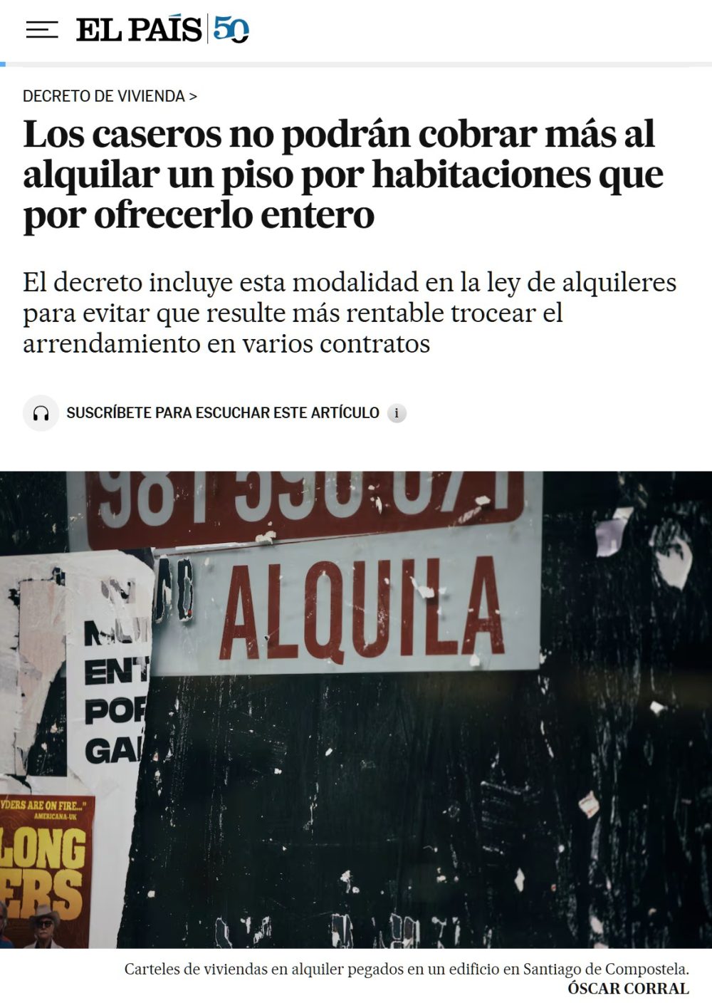 Adiós al alquiler por habitaciones.