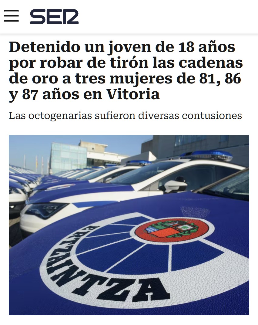El típico "joven" vitoriano.