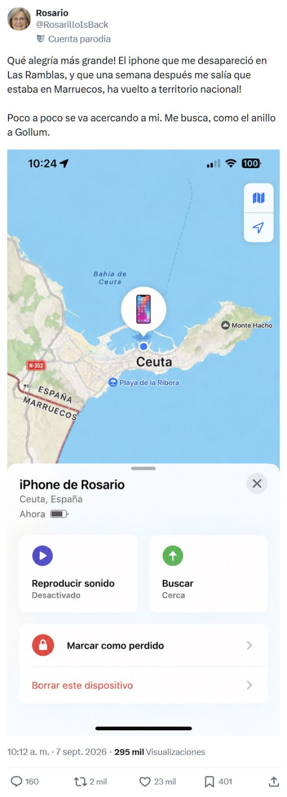 Se obró el milagro.