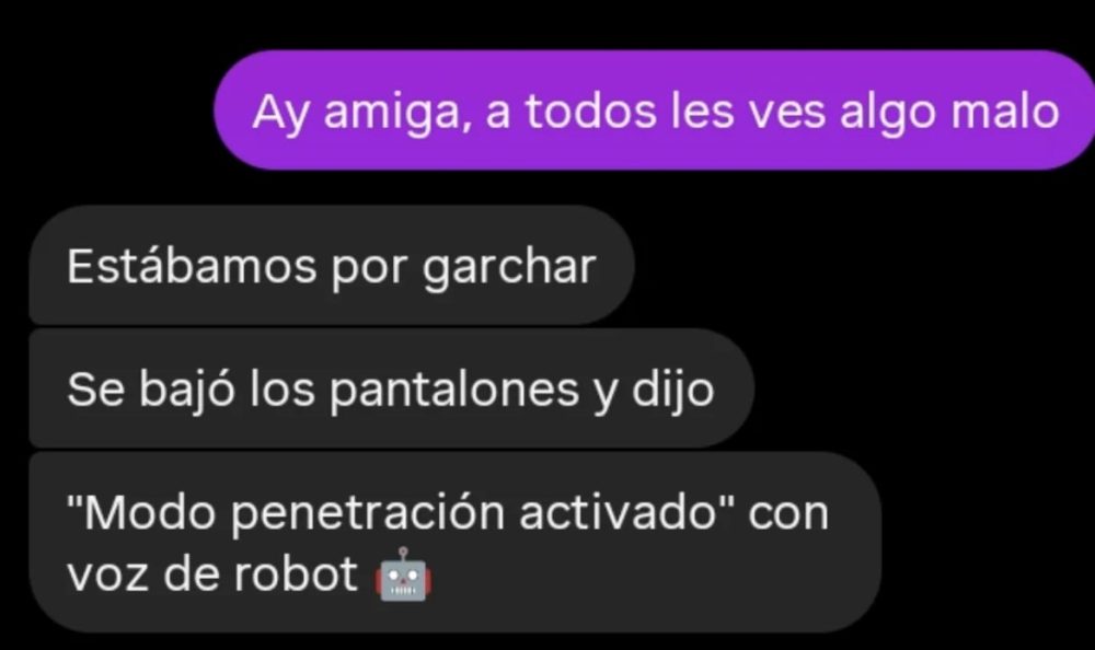 "A todos les ves algo malo"