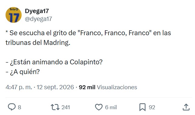 La realidad imita al arte.