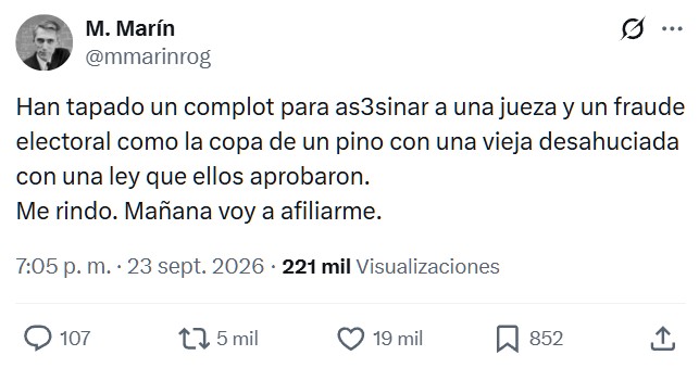 El PSOE es el claro MVP de la década.