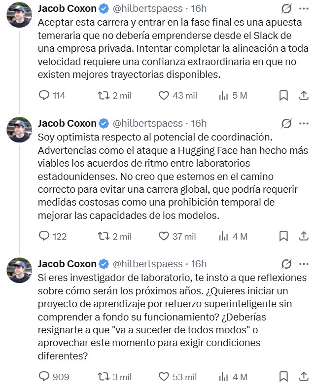 Otro ingeniero que dimite porque cree que la IA nos va a acabar mаtаndo a todos.