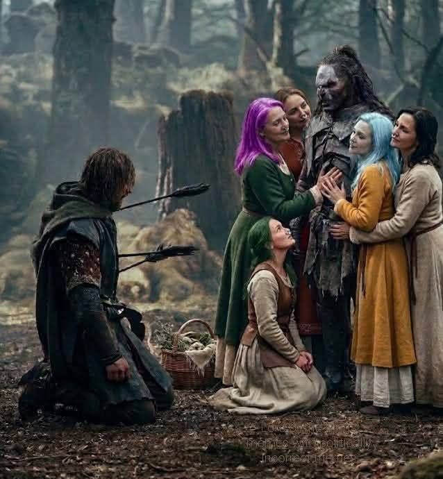 Si las mujeres izquierdistas estuvieran en la Tierra Media.