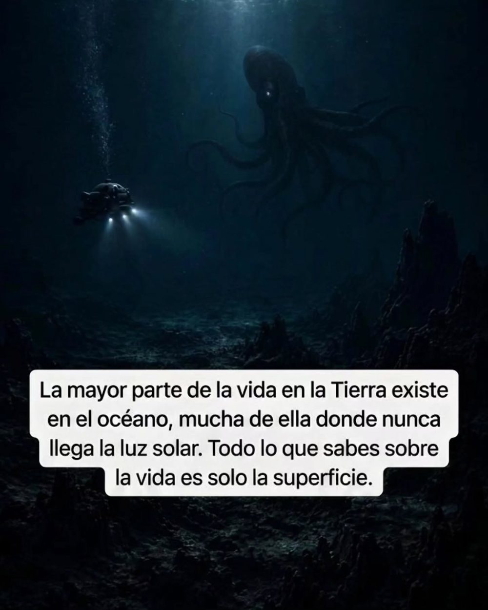 9 razones por las que el océano da más miedo que el espacio.