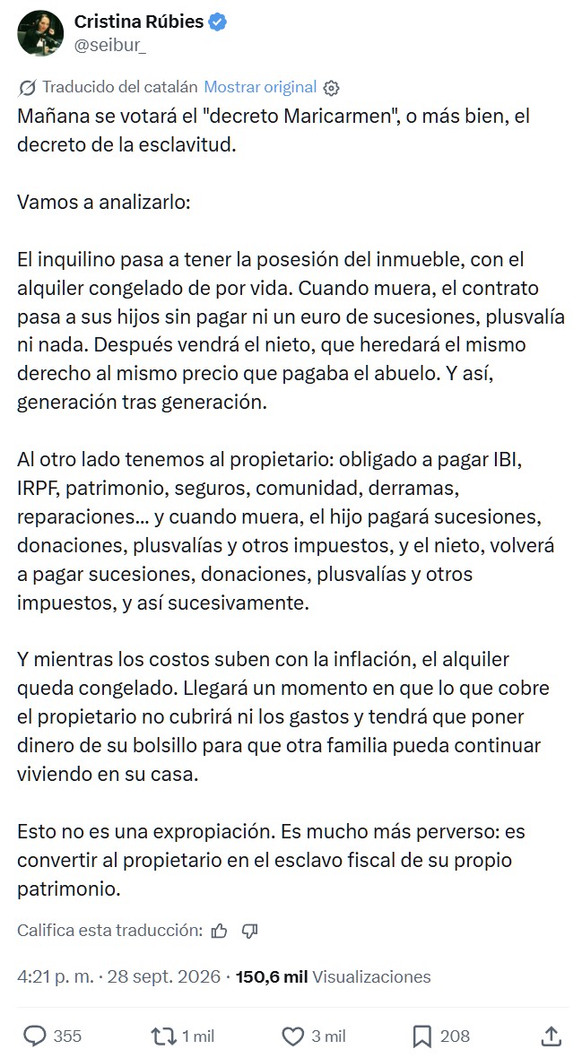 El decreto de la esclavitud.