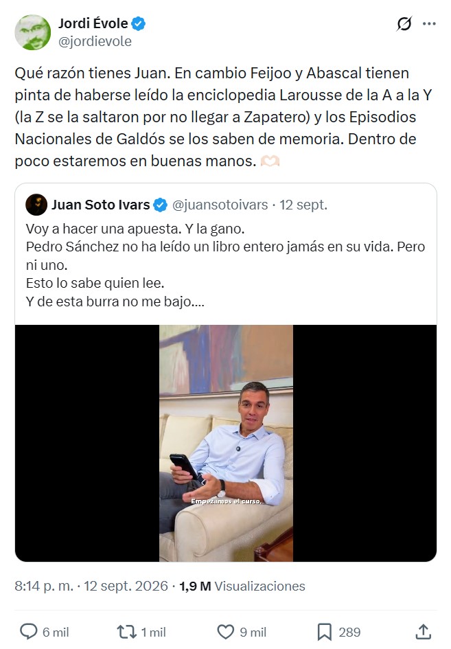 Pique entre Soto Ivars y Jordi Ébola.
