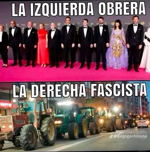 “Pero dime, compañere, si estas tierras son del amo, ¿por qué nunca le hemos visto trabajando en el arado?”