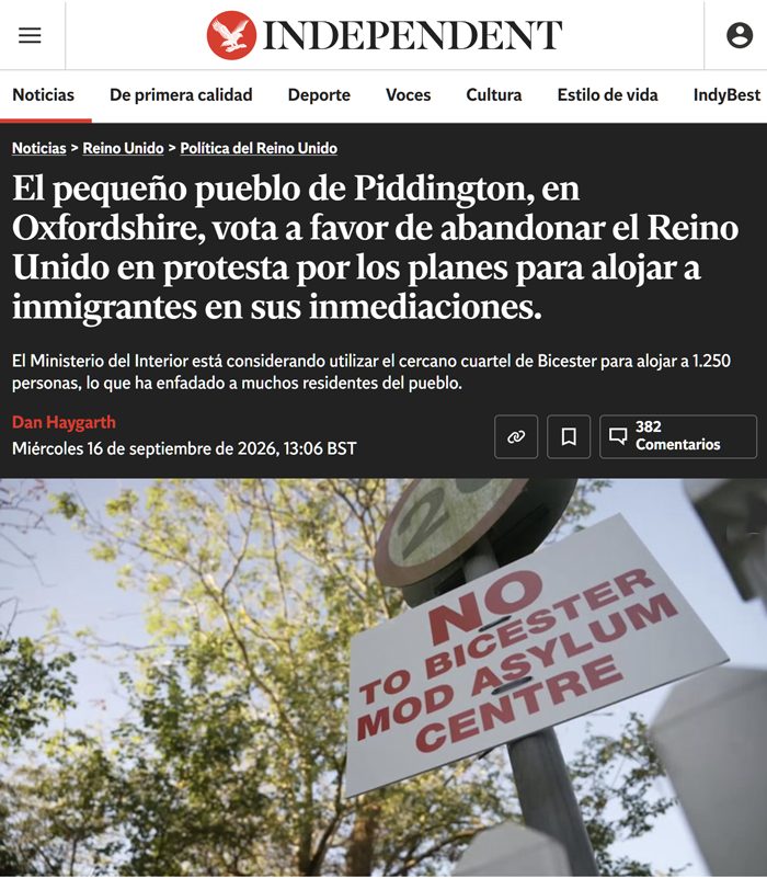 Quién nos iba a decir que la inmigración descontrolada iba a ser el mayor catalizador de los movimientos independentistas...