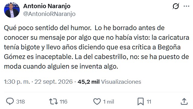 ¿Nos creemos que Antonio ni se dio cuenta del bigote y la barba por lo natural que le quedan?