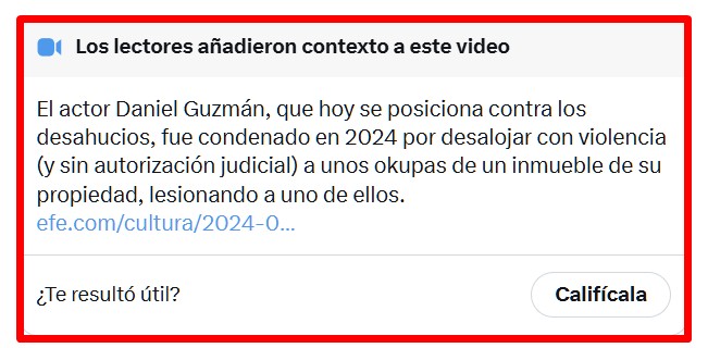 Vosotros sois muy jóvenes pero Daniel Guzmán fue condenado por echar a tres sujetos que okuparon una vivienda vacía de su propiedad.