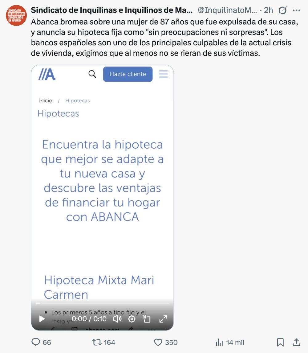 No les da para más: la hipoteca "Mari Carmen" de Abanca existe desde 2014.