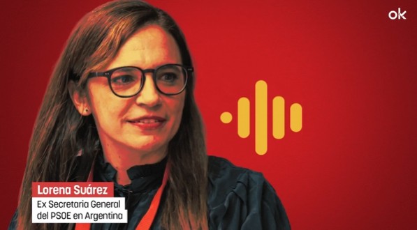 El audio de la líder del PSOE en Argentina pidiendo pasaportes de muertos para votar a Sánchez por correo en 2023: "incluso de tu tía, la que se murió"