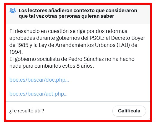 No podía faltar la palabra "aticazo" en el tuit.