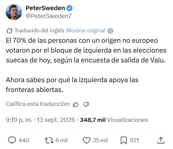 La "izquierda" vuelve al gobierno de una Suecia cambiada para siempre por la inmigración.