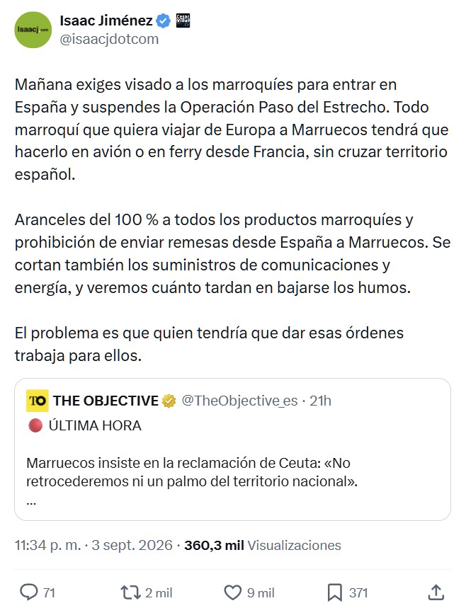 Mohamed VI advierte de una "nueva crisis" en caso de que el Rey visite Ceuta