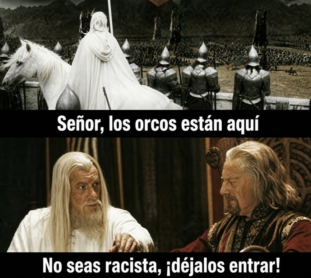 Si las mujeres izquierdistas estuvieran en la Tierra Media.