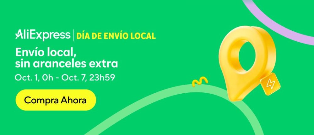 A las 00:00 comienza el Día de Envío Local en AliExpress | Códigos de descuento