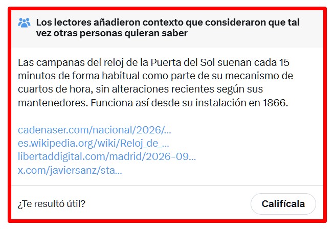 Pablo Fernández se hace eco de una supuesta conspiración de Ayuso para molestar a los campistas de Sol con campanadas cada 15 minutos.