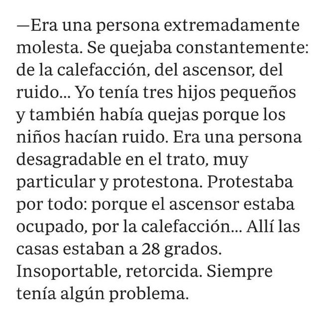 Entrevista al antiguo casero de Maricarmen.