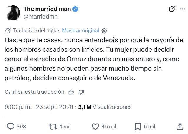 Las relaciones son como la geopolítica.