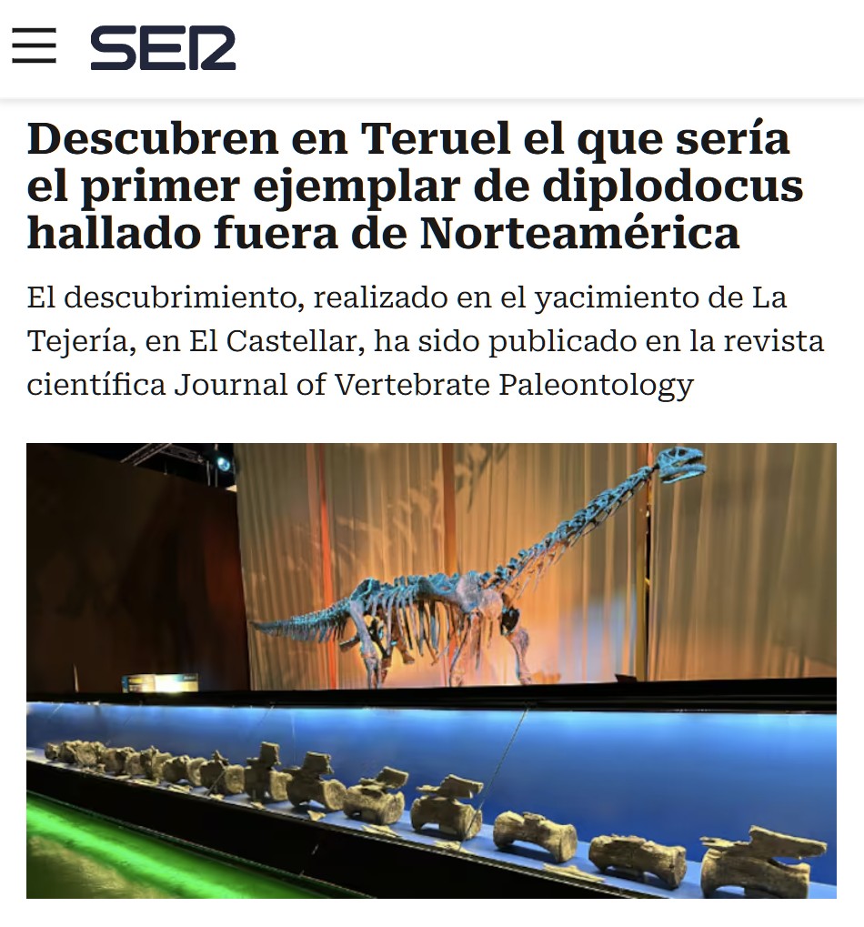 Tenemos un diplodocus.