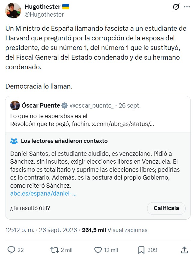 Los lerdos del Ministerio de Oscar Puente han publicado un comunicado express hecho con IA, y se les ha colado parte del chat. Mirad el último párrafo. Las 3 últimas líneas.