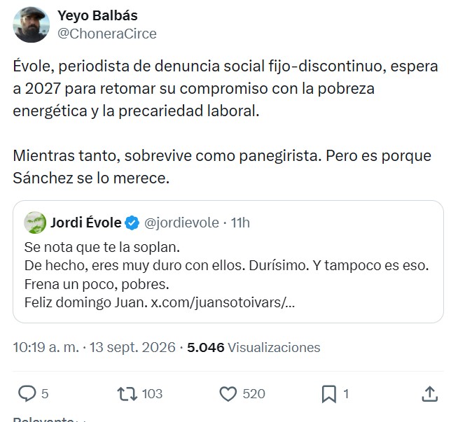 Pique entre Soto Ivars y Jordi Ébola.