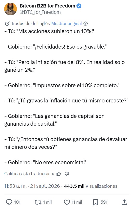 La voracidad fiscal crea situaciones... curiosas.