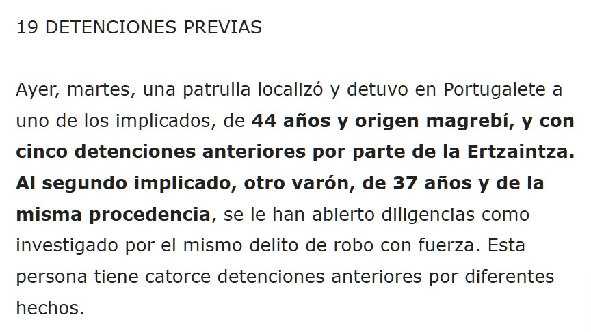 La legislación y las penas deberán adaptarse a los estándares más duros de los delincuentes que hemos importado.