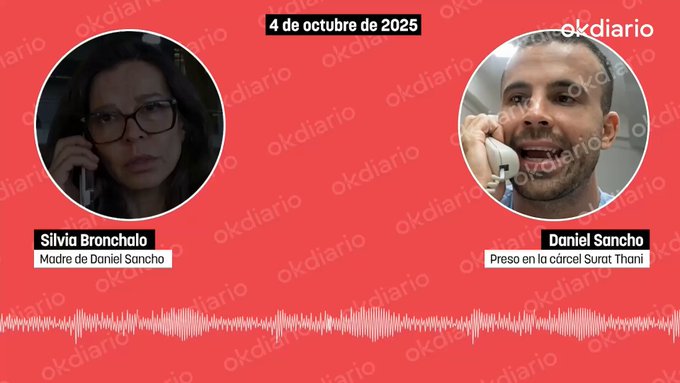 El audio de Daniel Sancho pidiendo 100.000 euros a su madre para ‘comprar’ a los jueces: «Hay que ganar por las malas».