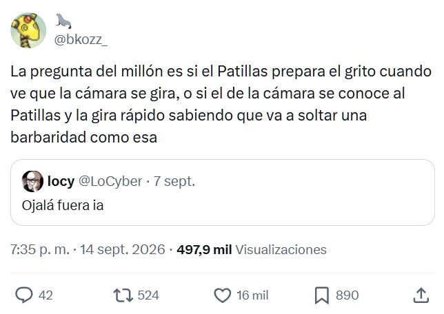 Su nivel de cayetanidad es más de 9000