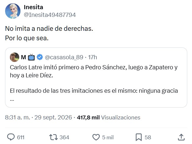 "Leire Díez" se pasó el lunes por el Hormiguero.